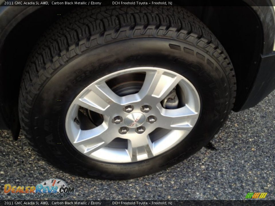2011 GMC Acadia SL AWD Carbon Black Metallic / Ebony Photo #7