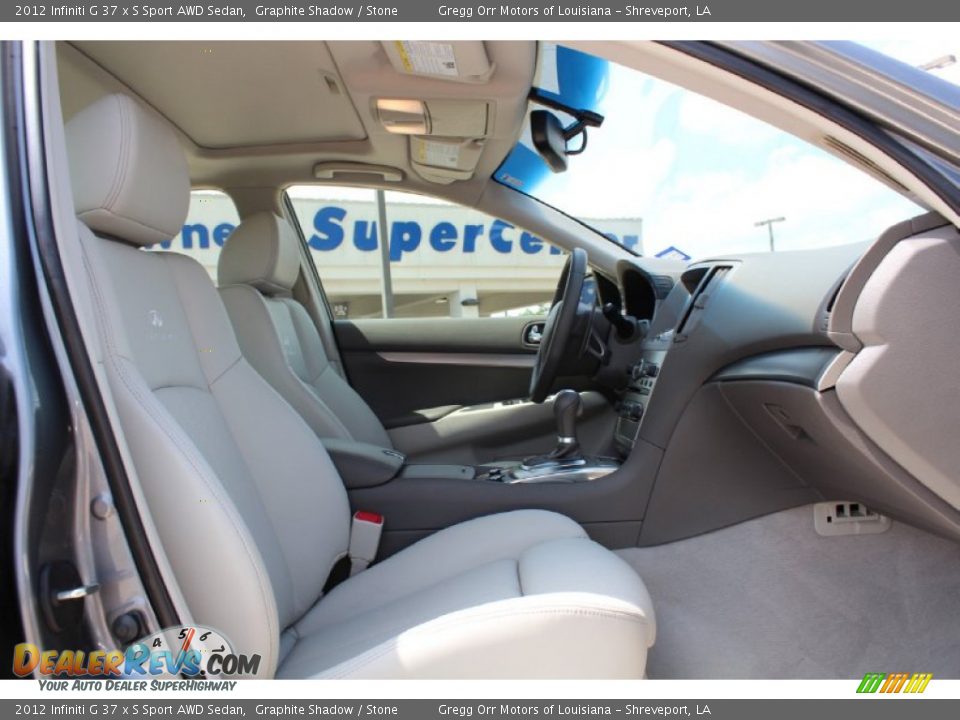 2012 Infiniti G 37 x S Sport AWD Sedan Graphite Shadow / Stone Photo #18