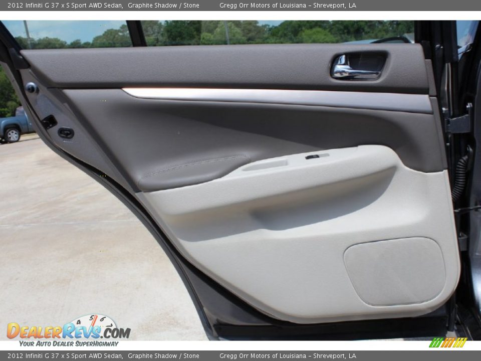 2012 Infiniti G 37 x S Sport AWD Sedan Graphite Shadow / Stone Photo #19