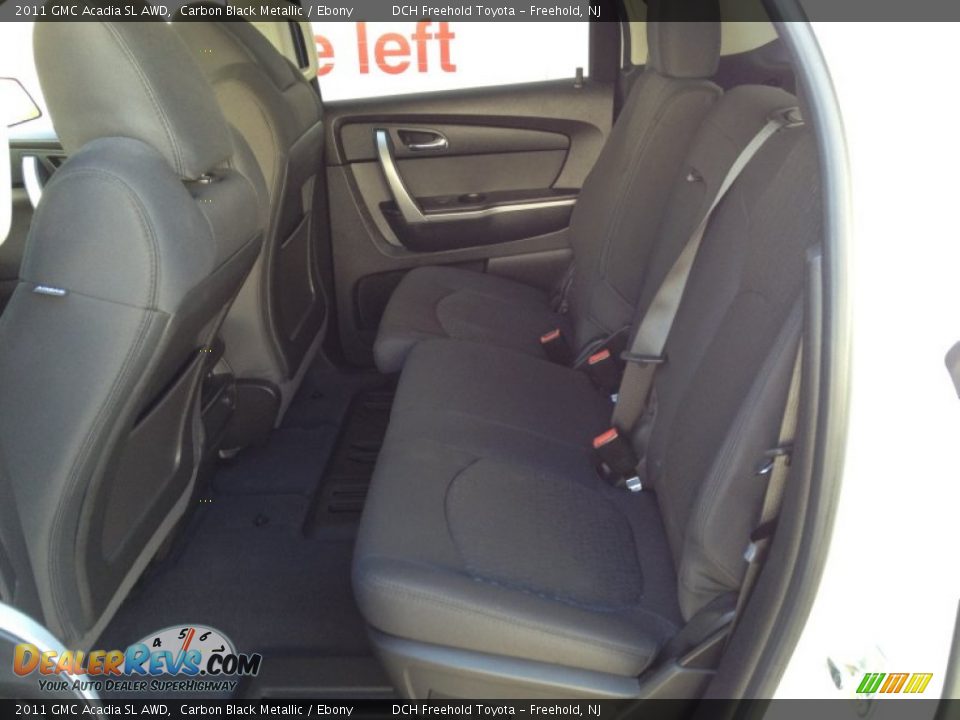 2011 GMC Acadia SL AWD Carbon Black Metallic / Ebony Photo #10