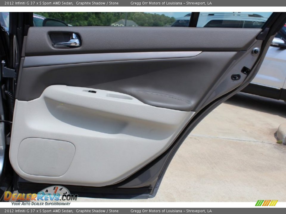 2012 Infiniti G 37 x S Sport AWD Sedan Graphite Shadow / Stone Photo #21