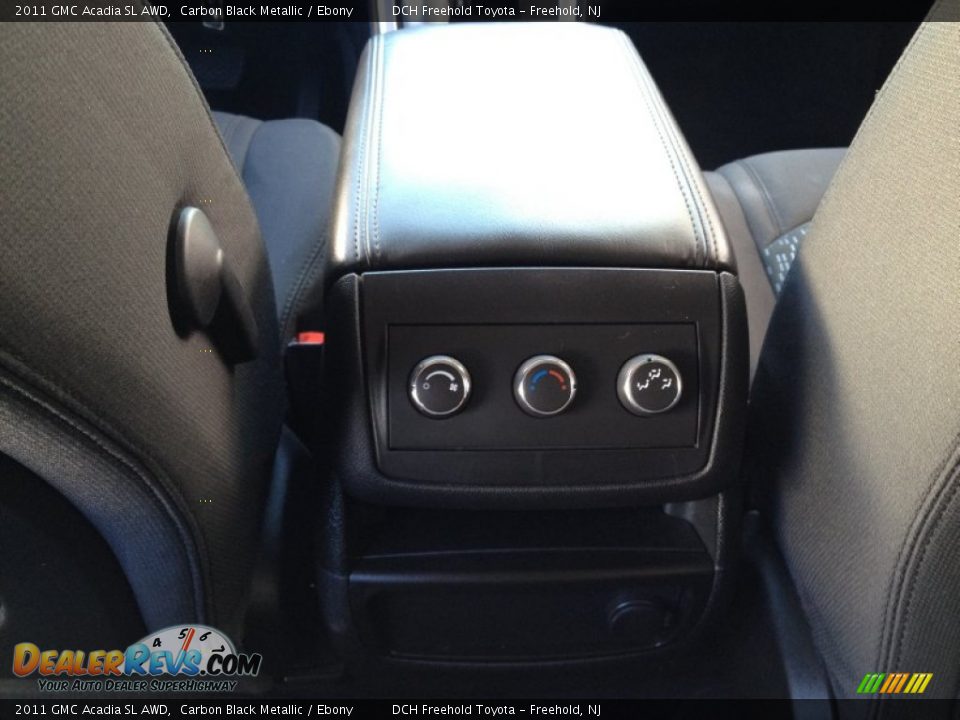 2011 GMC Acadia SL AWD Carbon Black Metallic / Ebony Photo #12