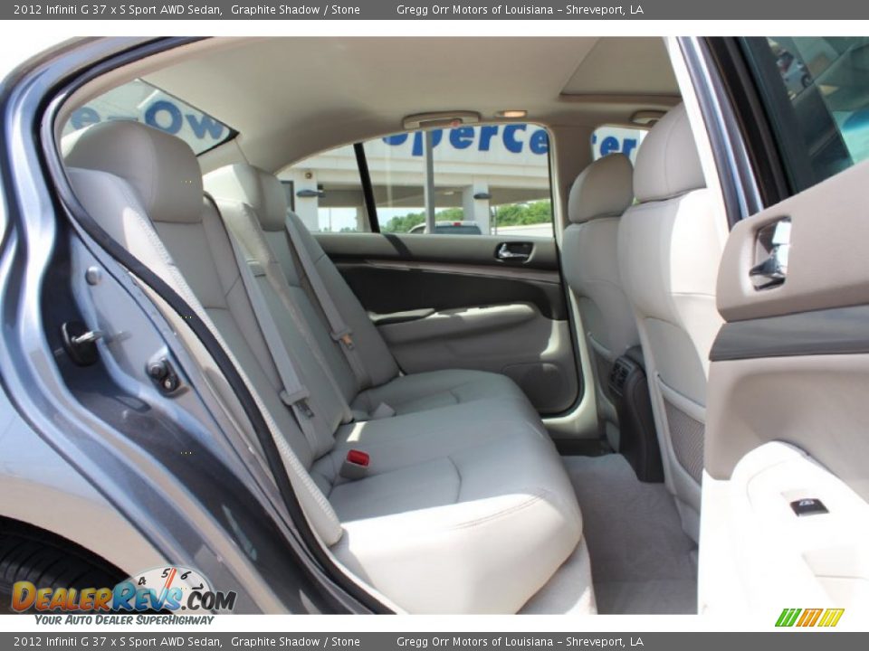 2012 Infiniti G 37 x S Sport AWD Sedan Graphite Shadow / Stone Photo #22