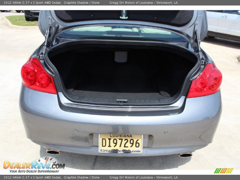2012 Infiniti G 37 x S Sport AWD Sedan Graphite Shadow / Stone Photo #23