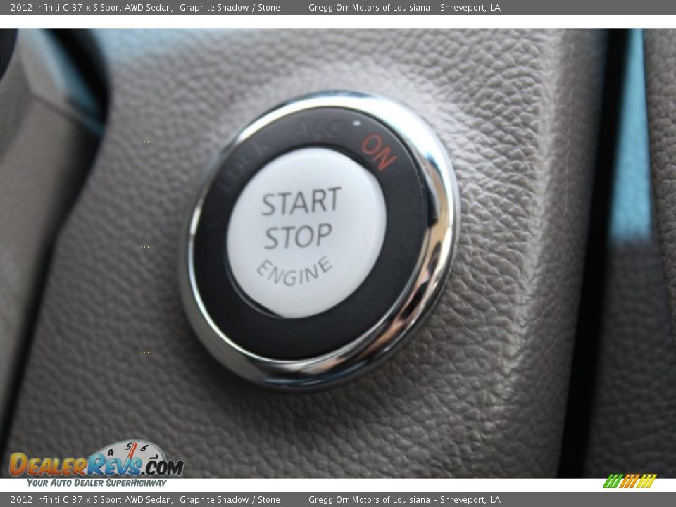 2012 Infiniti G 37 x S Sport AWD Sedan Graphite Shadow / Stone Photo #26