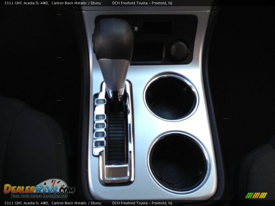 2011 GMC Acadia SL AWD Carbon Black Metallic / Ebony Photo #18