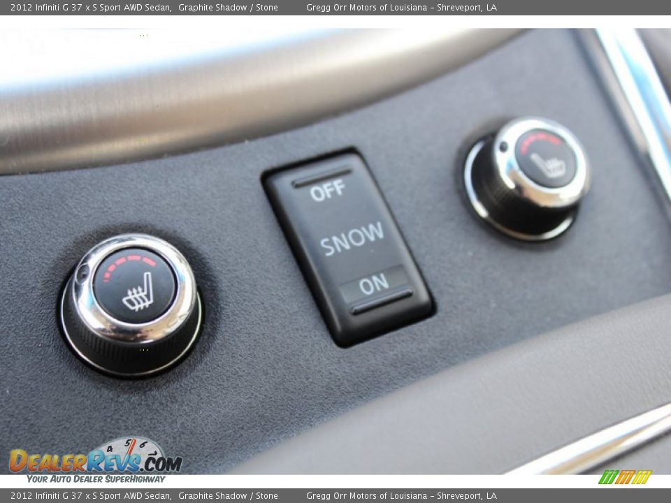 Controls of 2012 Infiniti G 37 x S Sport AWD Sedan Photo #30