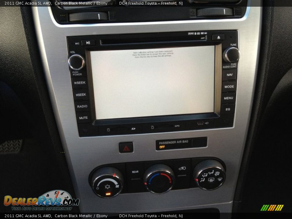 2011 GMC Acadia SL AWD Carbon Black Metallic / Ebony Photo #19