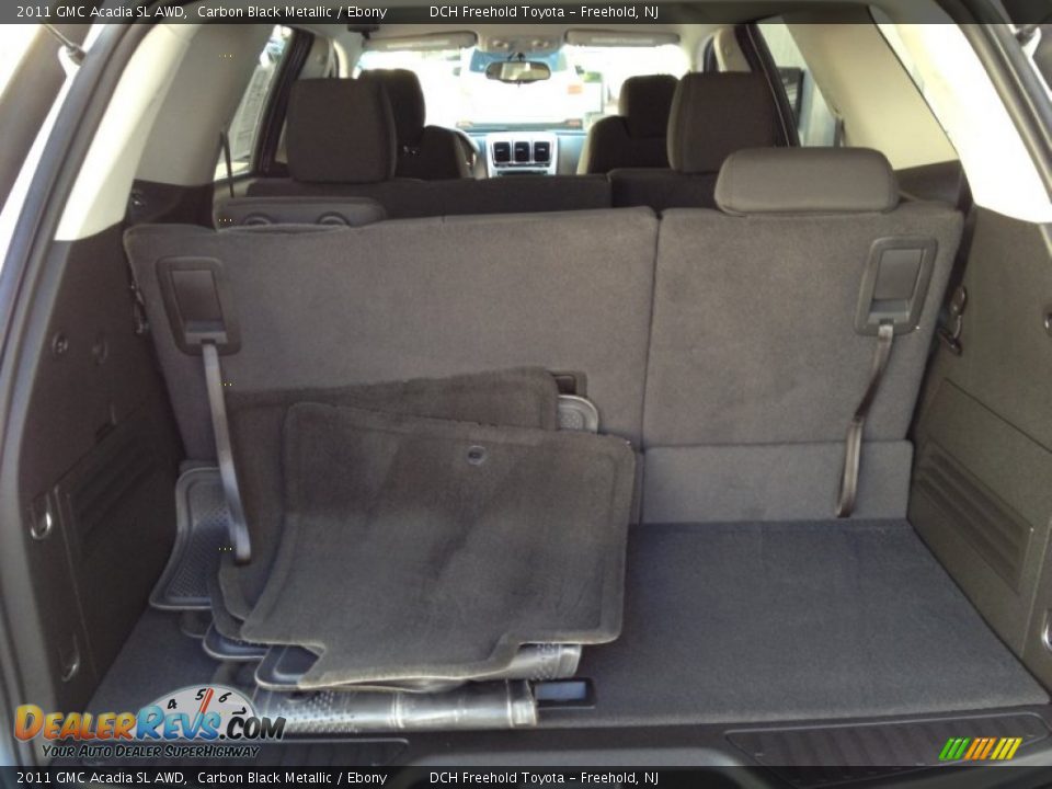 2011 GMC Acadia SL AWD Carbon Black Metallic / Ebony Photo #21