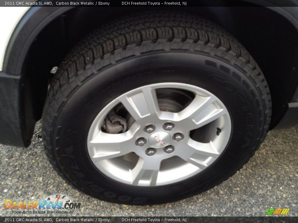 2011 GMC Acadia SL AWD Carbon Black Metallic / Ebony Photo #22