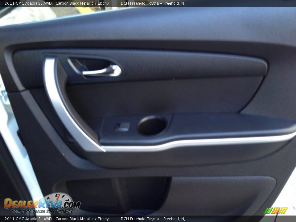 2011 GMC Acadia SL AWD Carbon Black Metallic / Ebony Photo #23