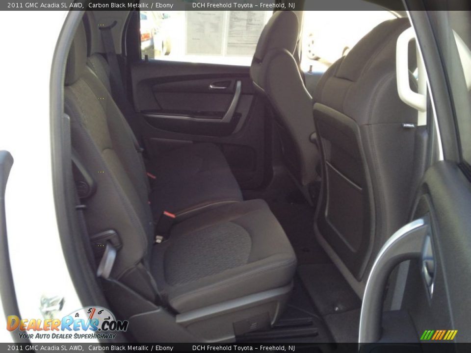2011 GMC Acadia SL AWD Carbon Black Metallic / Ebony Photo #24