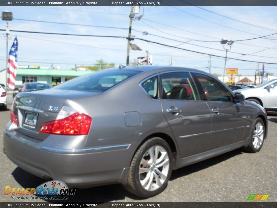 2008 Infiniti M 35 Sedan Platinum Graphite / Graphite Photo #4