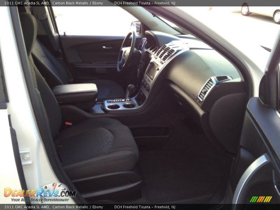 2011 GMC Acadia SL AWD Carbon Black Metallic / Ebony Photo #26