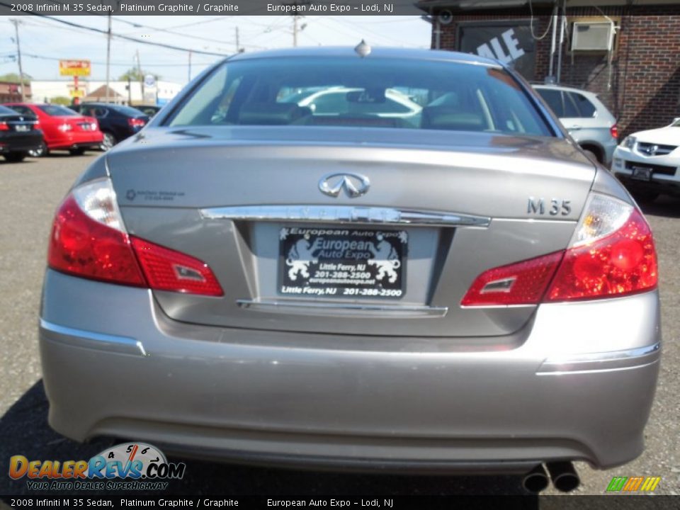 2008 Infiniti M 35 Sedan Platinum Graphite / Graphite Photo #5