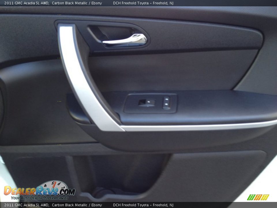 2011 GMC Acadia SL AWD Carbon Black Metallic / Ebony Photo #27