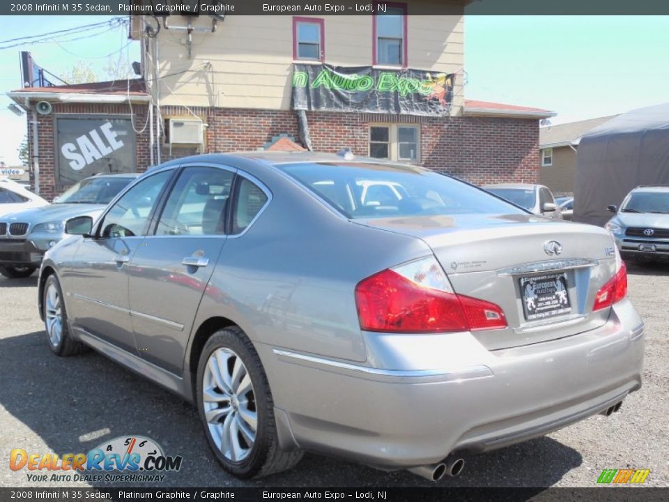2008 Infiniti M 35 Sedan Platinum Graphite / Graphite Photo #6