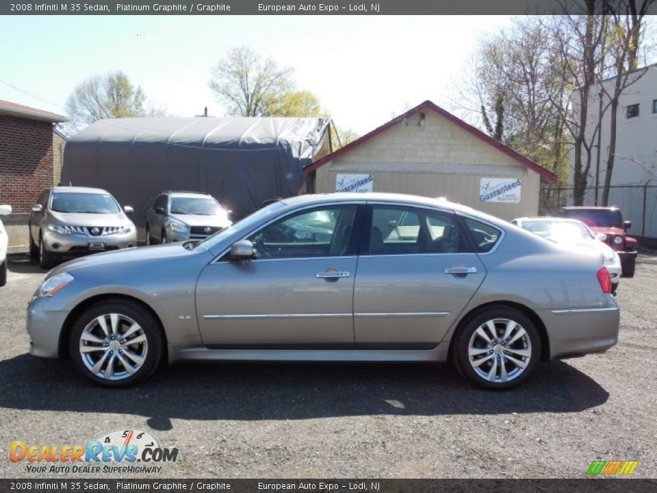 2008 Infiniti M 35 Sedan Platinum Graphite / Graphite Photo #7