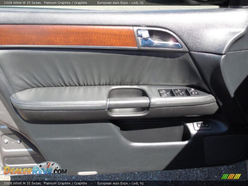 2008 Infiniti M 35 Sedan Platinum Graphite / Graphite Photo #8