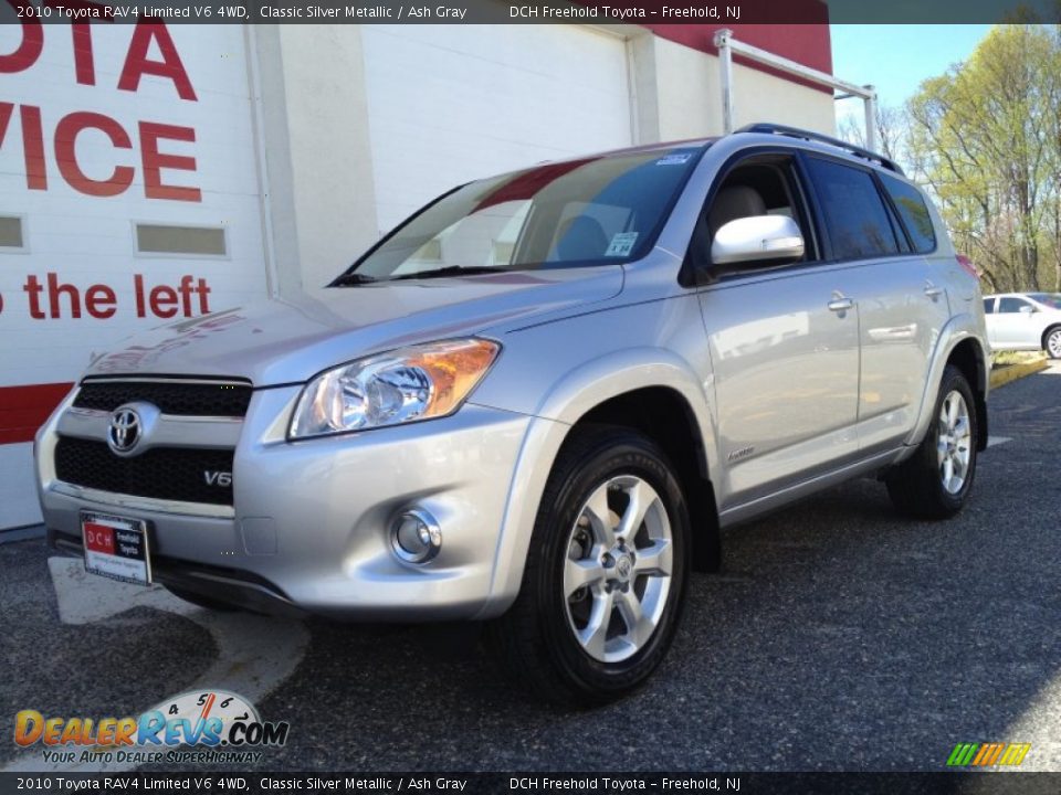 2010 Toyota RAV4 Limited V6 4WD Classic Silver Metallic / Ash Gray Photo #1