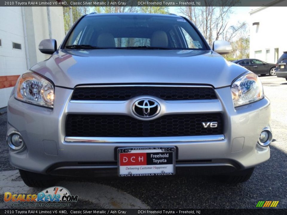 2010 Toyota RAV4 Limited V6 4WD Classic Silver Metallic / Ash Gray Photo #2