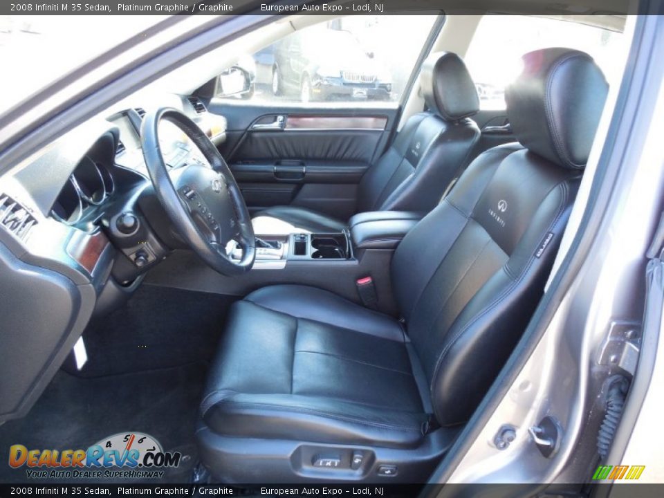 2008 Infiniti M 35 Sedan Platinum Graphite / Graphite Photo #10