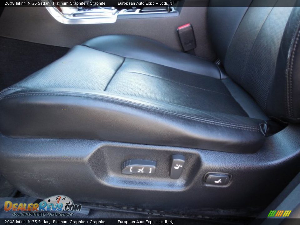 2008 Infiniti M 35 Sedan Platinum Graphite / Graphite Photo #11
