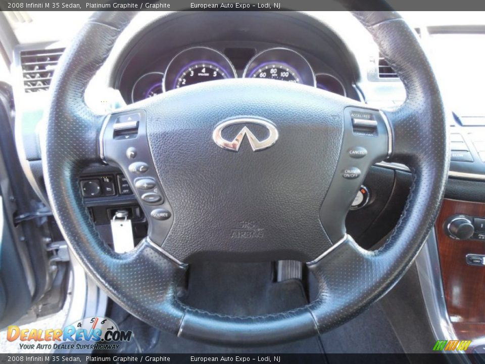 2008 Infiniti M 35 Sedan Platinum Graphite / Graphite Photo #13