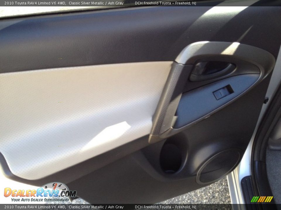 2010 Toyota RAV4 Limited V6 4WD Classic Silver Metallic / Ash Gray Photo #9