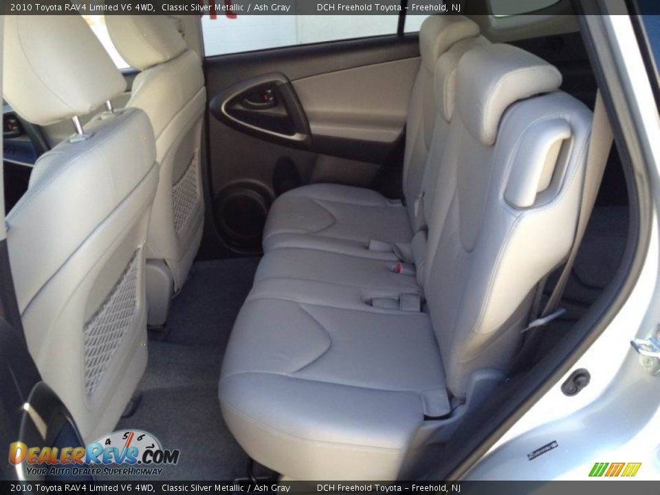 2010 Toyota RAV4 Limited V6 4WD Classic Silver Metallic / Ash Gray Photo #10
