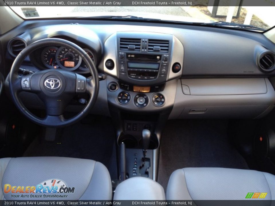 2010 Toyota RAV4 Limited V6 4WD Classic Silver Metallic / Ash Gray Photo #12