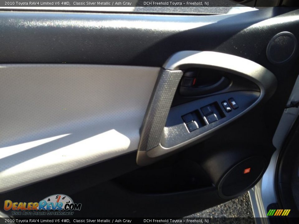 2010 Toyota RAV4 Limited V6 4WD Classic Silver Metallic / Ash Gray Photo #13