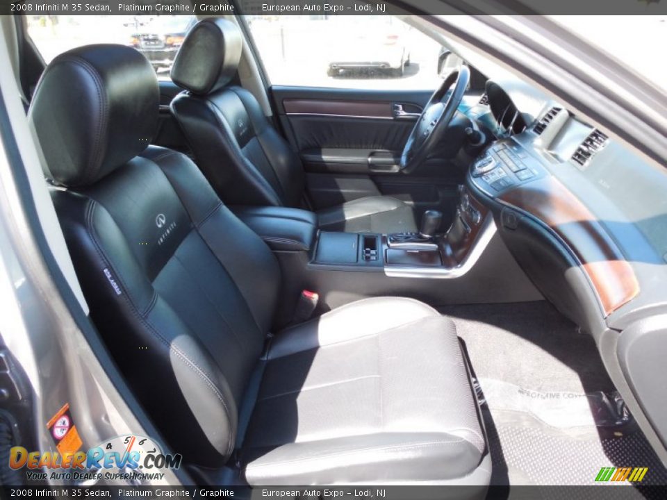 2008 Infiniti M 35 Sedan Platinum Graphite / Graphite Photo #25