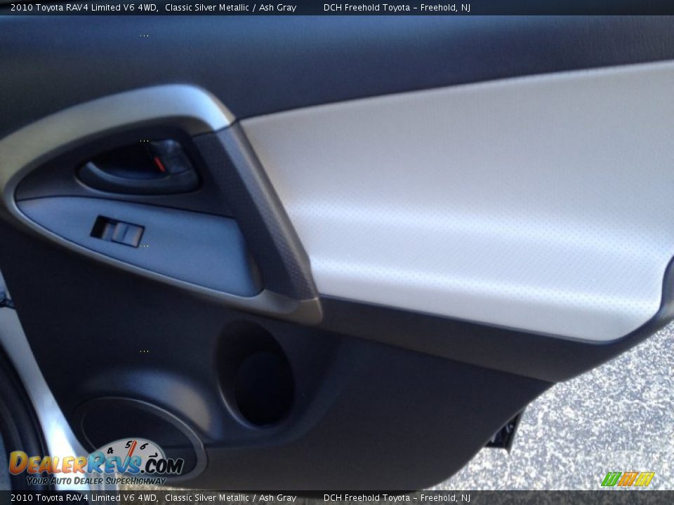 2010 Toyota RAV4 Limited V6 4WD Classic Silver Metallic / Ash Gray Photo #24