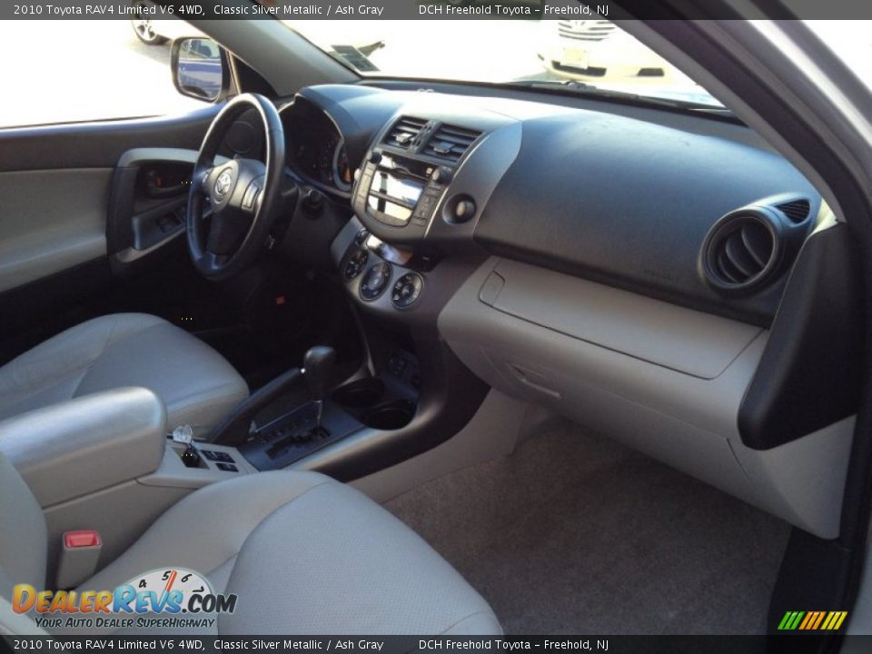 2010 Toyota RAV4 Limited V6 4WD Classic Silver Metallic / Ash Gray Photo #26