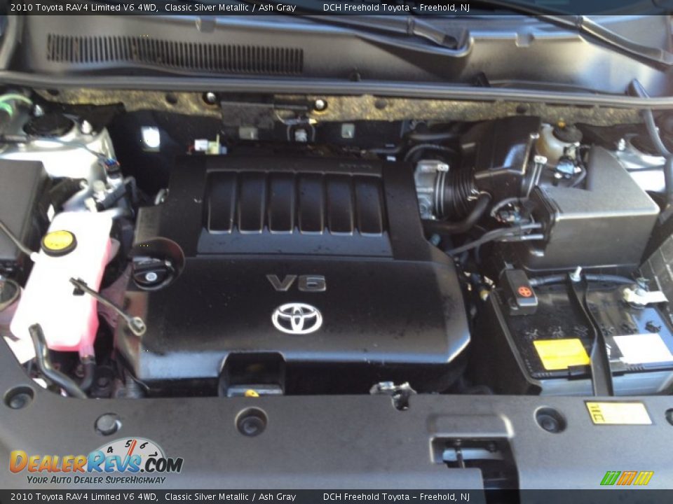2010 Toyota RAV4 Limited V6 4WD Classic Silver Metallic / Ash Gray Photo #30