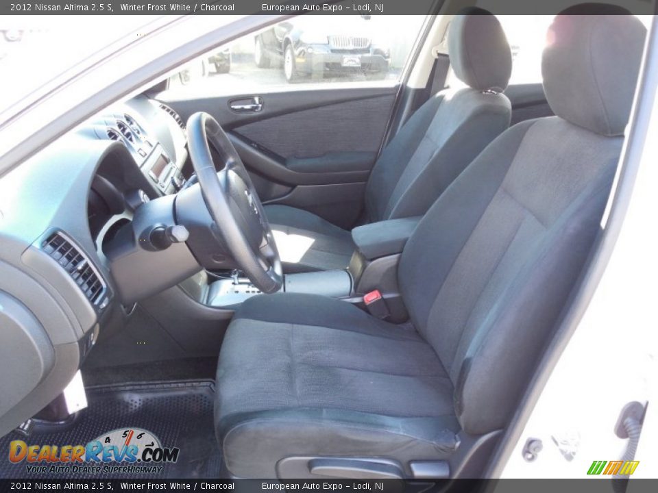 2012 Nissan Altima 2.5 S Winter Frost White / Charcoal Photo #10