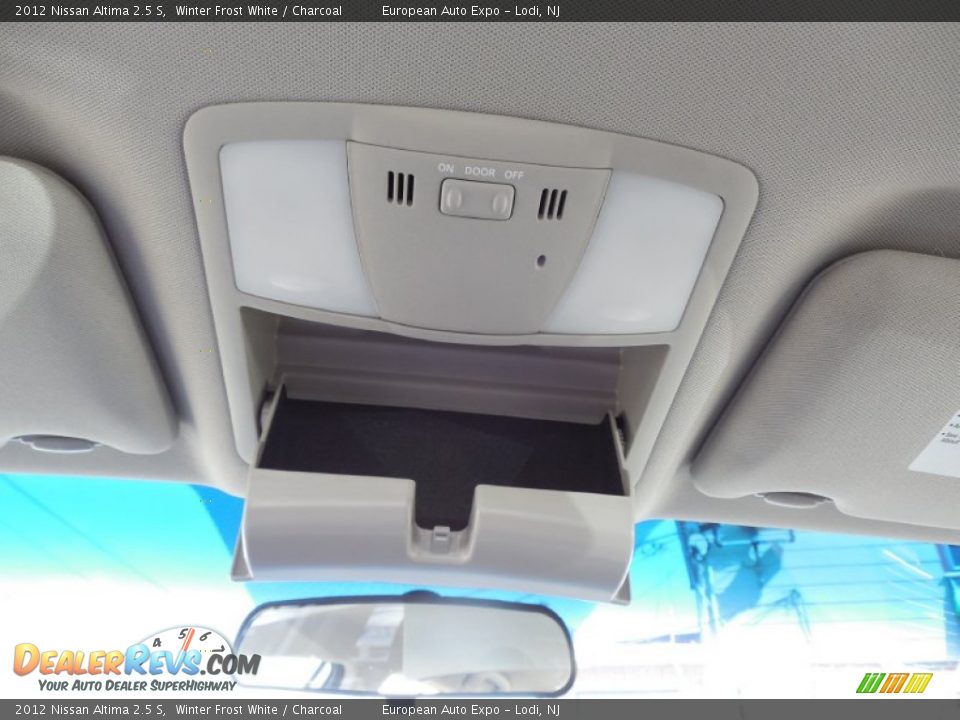 2012 Nissan Altima 2.5 S Winter Frost White / Charcoal Photo #19