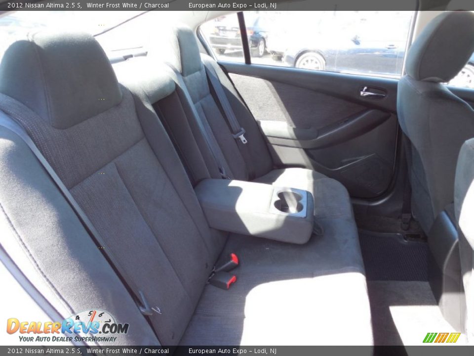 2012 Nissan Altima 2.5 S Winter Frost White / Charcoal Photo #24