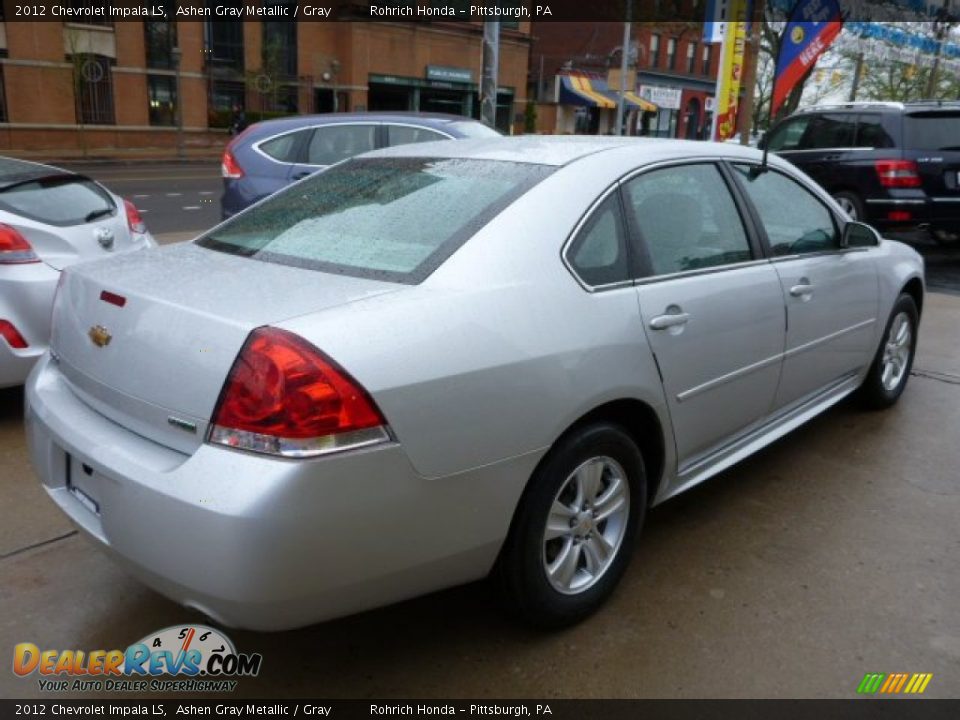 2012 Chevrolet Impala LS Ashen Gray Metallic / Gray Photo #11
