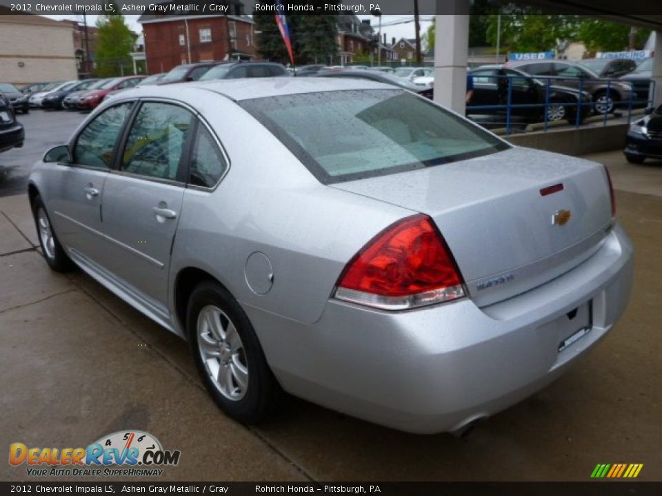 2012 Chevrolet Impala LS Ashen Gray Metallic / Gray Photo #12