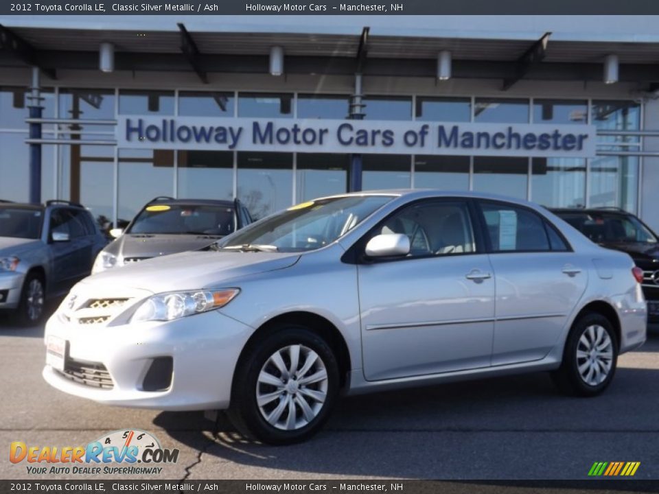 2012 Toyota Corolla LE Classic Silver Metallic / Ash Photo #1