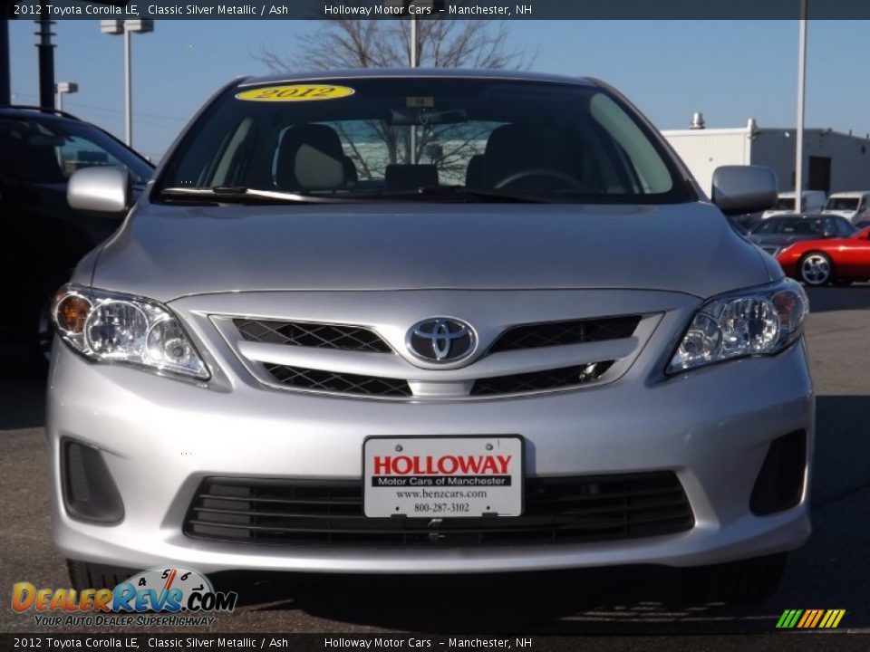 2012 Toyota Corolla LE Classic Silver Metallic / Ash Photo #2