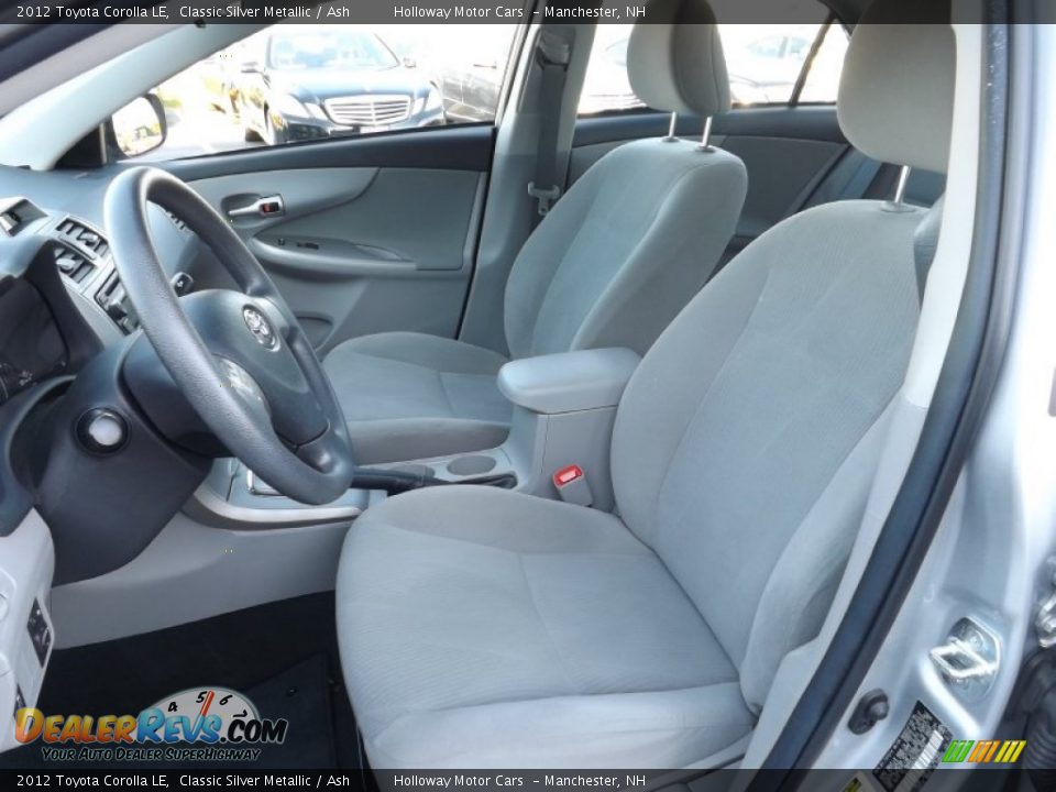 2012 Toyota Corolla LE Classic Silver Metallic / Ash Photo #10