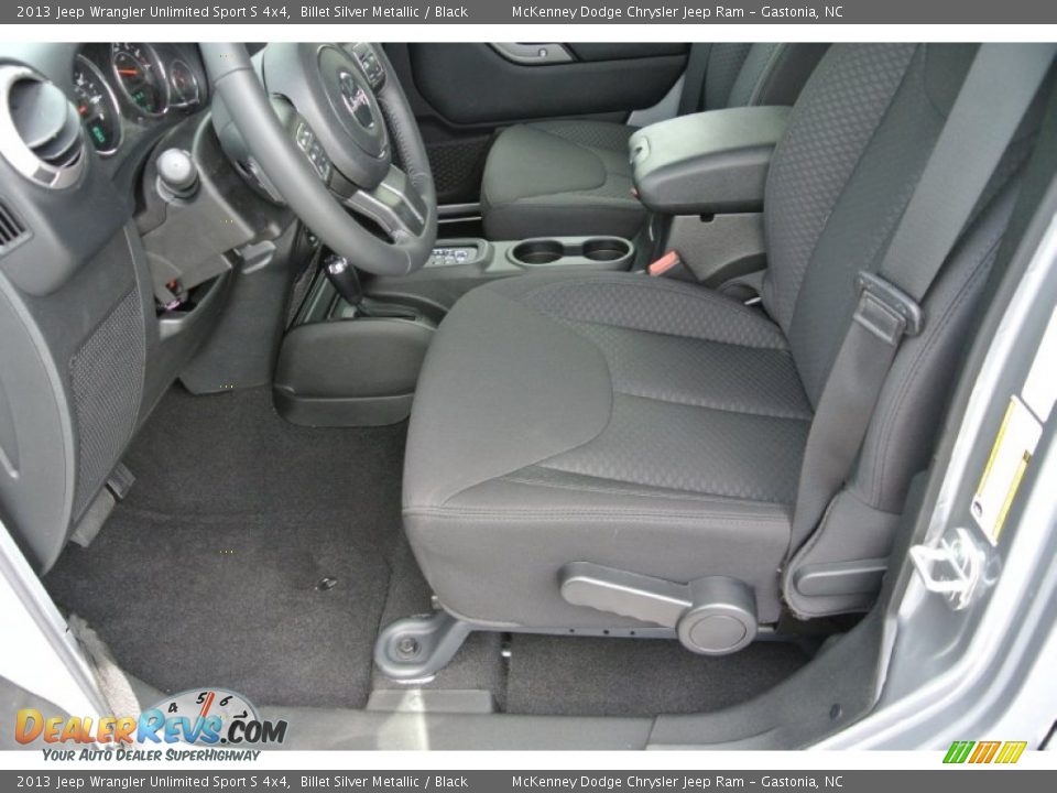 2013 Jeep Wrangler Unlimited Sport S 4x4 Billet Silver Metallic / Black Photo #9