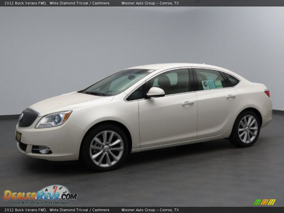 2012 Buick Verano FWD White Diamond Tricoat / Cashmere Photo #1