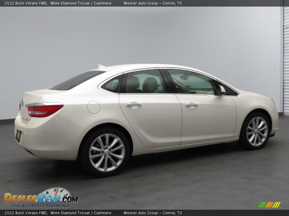 2012 Buick Verano FWD White Diamond Tricoat / Cashmere Photo #2