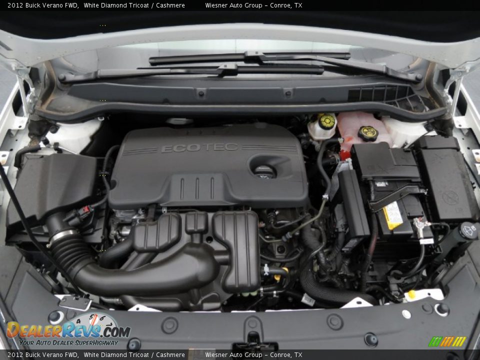 2012 Buick Verano FWD White Diamond Tricoat / Cashmere Photo #3