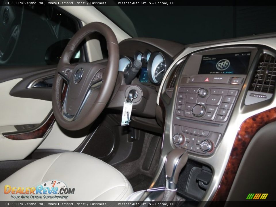 2012 Buick Verano FWD White Diamond Tricoat / Cashmere Photo #5