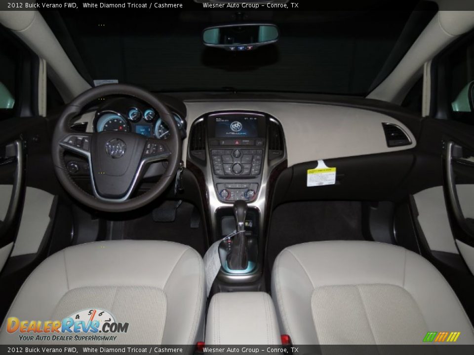 2012 Buick Verano FWD White Diamond Tricoat / Cashmere Photo #6
